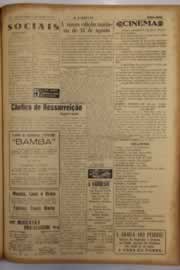 Página do jornal O Nordeste de julho de 1952