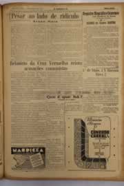 Página do jornal O Nordeste de agosto de 1952