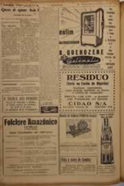 Página do jornal O Nordeste de agosto de 1952