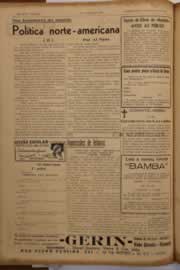 Página do jornal O Nordeste de agosto de 1952