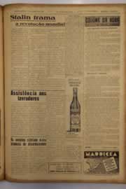 Página do jornal O Nordeste de agosto de 1952