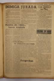 Página do jornal O Nordeste de setembro de 1952