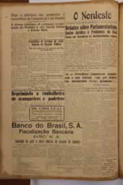 Página do jornal O Nordeste de setembro de 1952