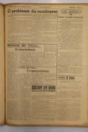 Página do jornal O Nordeste de setembro de 1952
