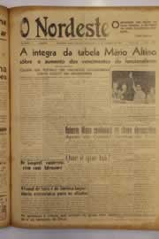 Página do jornal O Nordeste de setembro de 1952
