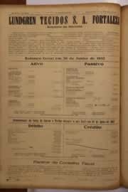 Página do jornal O Nordeste de setembro de 1952