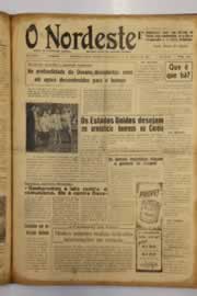 Página do jornal O Nordeste de outubro de 1952