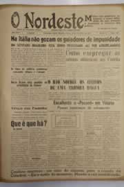Página do jornal O Nordeste de fevereiro de 1953