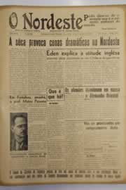 Página do jornal O Nordeste de fevereiro de 1953