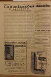 Página do jornal O Nordeste de março de 1953