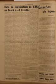 Página do jornal O Nordeste de março de 1953