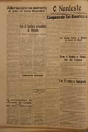 Página do jornal O Nordeste de março de 1953