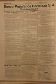Página do jornal O Nordeste de março de 1953