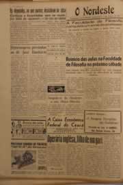 Página do jornal O Nordeste de março de 1953