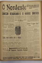 Página do jornal O Nordeste de março de 1953