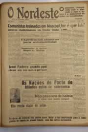 Página do jornal O Nordeste de março de 1953