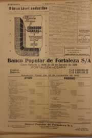 Página do jornal O Nordeste de março de 1953