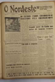 Página do jornal O Nordeste de março de 1953