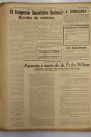 Página do jornal O Nordeste de março de 1953
