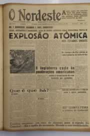 Página do jornal O Nordeste de março de 1953