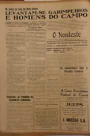 Página do jornal O Nordeste de março de 1953
