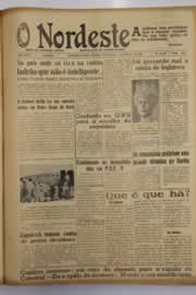 Página do jornal O Nordeste de março de 1953