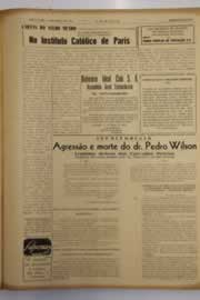 Página do jornal O Nordeste de março de 1953