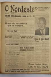 Página do jornal O Nordeste de março de 1953