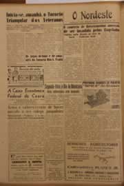 Página do jornal O Nordeste de abril de 1953