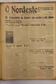 Página do jornal O Nordeste de abril de 1953