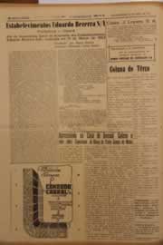 Página do jornal O Nordeste de abril de 1953