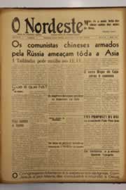 Página do jornal O Nordeste de maio de 1953