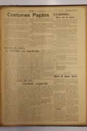 Página do jornal O Nordeste de maio de 1953