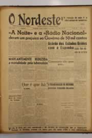 Página do jornal O Nordeste de maio de 1953