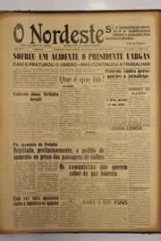 Página do jornal O Nordeste de maio de 1953