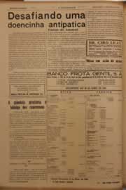 Página do jornal O Nordeste de maio de 1953