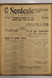 Página do jornal O Nordeste de maio de 1953