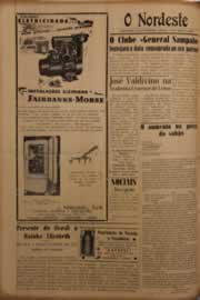 Página do jornal O Nordeste de maio de 1953