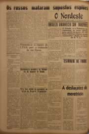 Página do jornal O Nordeste de maio de 1953