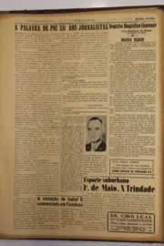 Página do jornal O Nordeste de maio de 1953
