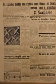 Página do jornal O Nordeste de junho de 1953