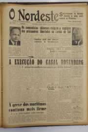 Página do jornal O Nordeste de junho de 1953