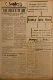 Página do jornal O Nordeste de junho de 1953