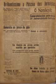 Página do jornal O Nordeste de junho de 1953