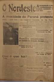 Página do jornal O Nordeste de julho de 1953