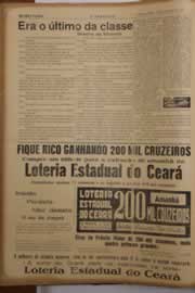 Página do jornal O Nordeste de agosto de 1953