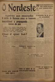 Página do jornal O Nordeste de agosto de 1953
