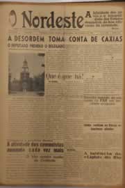 Página do jornal O Nordeste de setembro de 1953