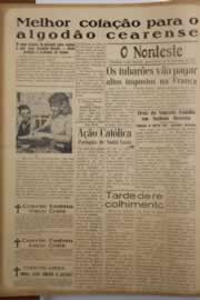 Página do jornal O Nordeste de setembro de 1953
