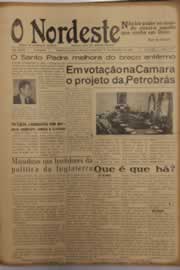 Página do jornal O Nordeste de setembro de 1953